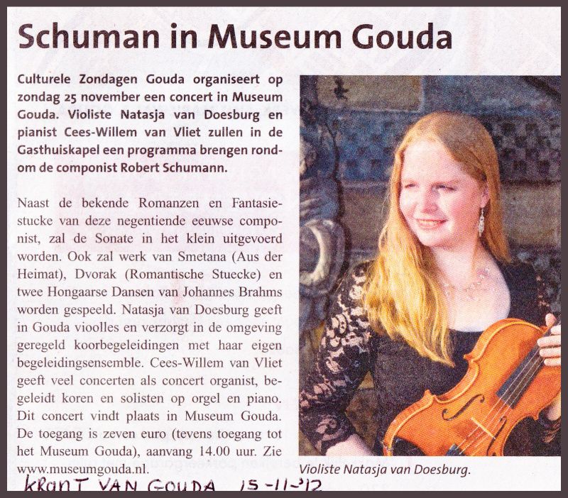 artikel krant Gouda